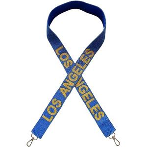 Correa de Bolso de Cuentas de Vidrio Hechas a Mano en Los Ángeles, Estilo Deportivo, Forma Rectangular, Accesorio para Personalizar, Regreso a Clases - Product Image 1