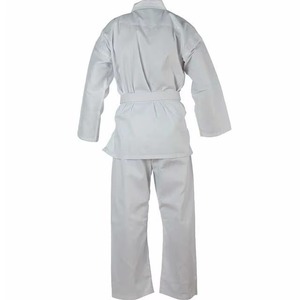 Classic White Karate Gi Suit Reinforced Stitching Drawstring Pants Custom Logo OEM Bulk Wholesale - Product Image 5