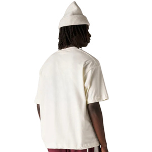 Camiseta de Algodón Oversize para Hombre, con Logotipo Minimalista en el Pecho, Estilo Urbano, Manga Corta, Casual, a la Moda, Fabricante OEM Personalizado - Product Image 6