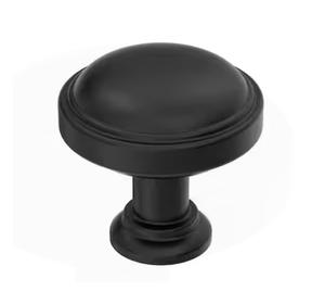 Boutons de meuble en laiton massif noir mat, durables et élégants, pour les intérieurs modernes et classiques des chambres, des hôtels et des maisons. - Product Image 1