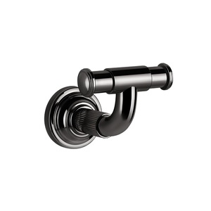 Classic Brass Wall Mounted <b>Hook</b> Rust Resistant <b>Black</b> Matt Colour Single <b>Hook</b> For Bathroom Bedroom Wardrobe Use Customizable - Product Image 1