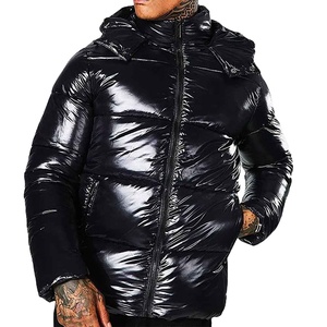 OEM Custom Logo Design <b>Light</b> Weight Breathable Hooded Polyester Bubble <b>Puffer</b> <b>Jacket</b> Winter Trending 2025 Canvas Fabric - Product Image 5