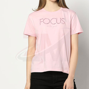 Camiseta Bordada para Mujer, Ligera, de Manga Corta, para Moda Casual y Comodidad Diaria, Premium - Product Image 3