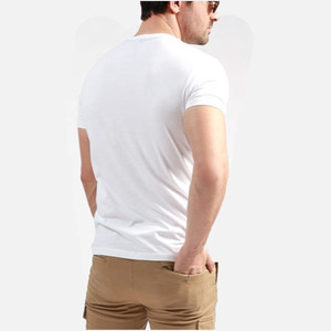 T-shirts pour hommes de fabricant professionnel, étiquette personnalisée, design unique, tissu peigné de haute qualité, meilleur prix, impression sérigraphique - Product Image 4