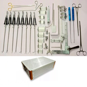 Premium Quality General Surgery Instruments Set Basic Valve XS German Stainless Steel Aluminum Case <b>Box</b> CE ISO Certified Manual - Product Image 1
