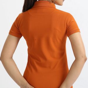 Camiseta Polo de Alta Calidad para Mujer, 100% Algodón, Lisa, Personalizable con Impresión a Color, Logotipo OEM, Uniforme Escolar y de Oficina - Product Image 2