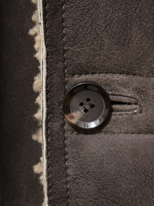 Men's Brown Genuine Leather <b>Waterproof</b> Breathable Eco-Friendly Moto <b>Jacket</b> Stand Collar Zipper Closure Slim Fit <b>Winter</b> Wear - Product Image 6