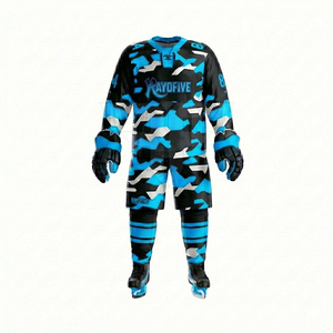 Maillots et ensembles uniformes de hockey sur glace pour adultes, conçus sur mesure par les fabricants, avec logo personnalisé, pour l'entraînement et les sports de plein air. - Product Image 1