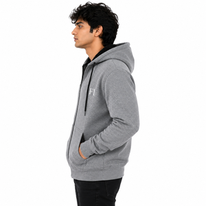 Sudaderas con Capucha Personalizadas de Invierno, Premium, con Cierre Frontal, Estilo Urbano, 100% Algodón, Oversize, Ecológicas, Fabricante de Ropa - Product Image 4