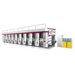 Machine d'impression rotogravure multicolore automatique haute vitesse à vitesse réglable pour papier, fabriquée en Inde, pour film d'emballage mondial - Product Image 3