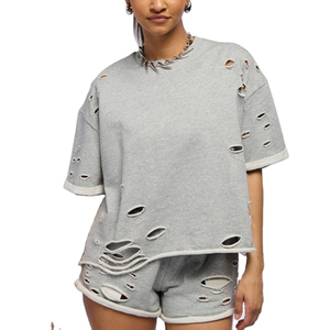T-shirt personnalisé imprimé POD 200g en polyester/coton, écologique, de haute qualité, design streetwear régulier, vintage, respirant - Product Image 5
