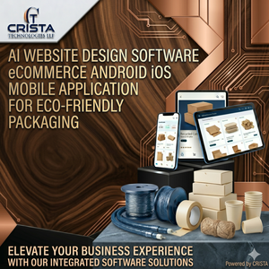 Logiciel de conception de sites Web AI, logiciel de commerce électronique, application mobile Android iOS, emballage écologique, logiciel de comptabilité pour vendeurs, CRM, ERP - Product Image 1