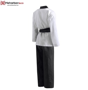 Taekwondo-Uniform Suits Black Kids Adult Unisex Customized Material Customized Color Customized <b>Design</b> Pairs - Product Image 4