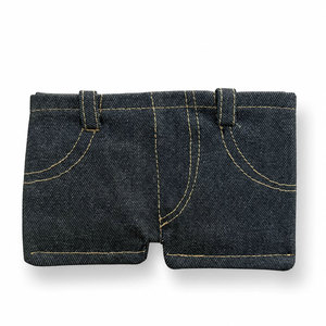 Foldable Pants Shaped Coin Purse <b>Card</b> <b>Holder</b> Fashionable Modern Gift Vintage Mini Jeans <b>Wallet</b> - Product Image 1