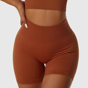 Offre Spéciale – Ensemble de Yoga Femme Personnalisé de Haute Qualité, Respirant, Écologique, en Nylon et Spandex, Séchage Rapide, Taille Mi-Haute, Col Carré - Product Image 6