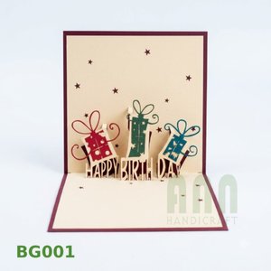 ANN HANDICRAFT Cartes de vœux et cartes de remerciement personnalisées imprimées en 4 couleurs, 3D, avec vernis brillant, fabriquées au Vietnam - Product Image 4