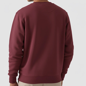Sudadera con Cuello Redondo y Logotipo Personalizado, Sudadera de Felpa de Algodón Grueso, Sudadera Informal de Gran Tamaño para Hombre - Product Image 5
