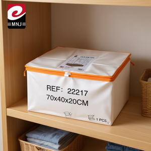 Boîte de rangement en tissu non tissé 70X40X20 avec couvercle CAJA DE ORGANIZADOR Paniers et bacs - Product Image 2