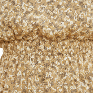 Robe d'été bohème florale Unity Luxure pour femme, col halter, sans manches, vintage, plissée, taille cintrée, courte, unie, décontractée - Product Image 5