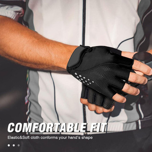 Guantes Deportivos de Medio Dedo de Alto Rendimiento para Entrenamiento, Fisicoculturismo, Ciclismo, Carreras, Gimnasio, Diseño de Logotipo Personalizado, Levantamiento de Pesas - Product Image 3