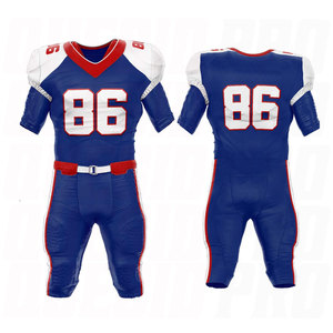 Uniformes de football américain grande taille, respirants, en twill de polyester, couleur personnalisée, qualité supérieure, vêtements de football pour jeunes et adultes - Product Image 1