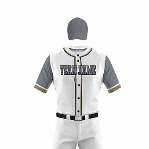 Diseña tu propio uniforme de béisbol y softbol con el mejor material, servicios OEM, uniformes de béisbol para hombres - Product Image 5