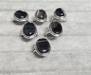 Top Trending Suleimani Hakik Natural Gemstone <b>Rings</b> Crystal Chakra Healing Premium Quality Fashion Jewelry Wholesale <b>Rings</b> - Product Image 6