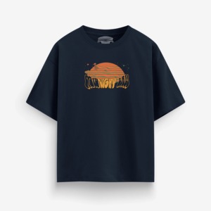 T-shirt homme à épaules tombantes, coupe carrée, en coton, manches courtes, décontracté, imprimé graphique sur toute la surface, coupe ample et oversize - Product Image 5