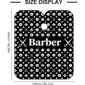 Capa de Peluquería de Lujo con Tela Suave, Capa de Barbero para una Experiencia Cómoda - Product Image 2