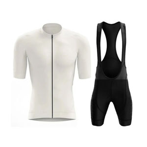 Tenues de cyclisme unisexes respirantes coupe-vent à séchage rapide, ensemble court, logo personnalisé, tissu polyester, couleur personnalisée - Product Image 3