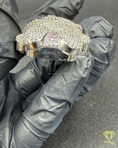 จี้เฮลโลคิตตี้แบบฮิปฮอปประดับเพชร VVS แท้เพาะเลี้ยงในห้องปฏิบัติการ ตัวเรือนเงินแท้ 925 ของขวัญเครื่องประดับสั่งทำพิเศษสำหรับผู้หญิง - Product Image 4