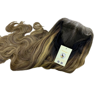 Perruques en cheveux humains naturels noirs et mèches ondulées, avec closure HD suisse 5x5, livraison rapide, pour femme noire - Product Image 1