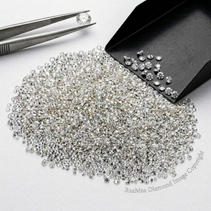 Diamantes Sintéticos HPHT de Alta Demanda, de 0.90mm a 1.30mm, VVS VS EF, Precio al por Mayor, Paquete Suelto para Fabricación de Joyas - Product Image 2