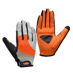 Guantes de Ciclismo Negros de Dedo Completo, Transpirables, Antideslizantes, con Gel en la Palma, para Ciclismo y Deportes al Aire Libre - Product Image 2