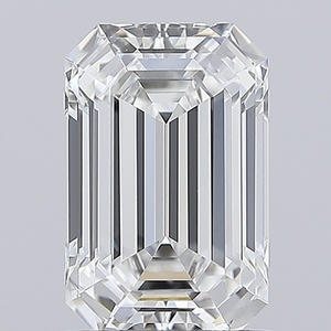 Diamante Cultivado en Laboratorio de 1.77 Quilates, Color E, Corte Esmeralda, Claridad VVS1, Piedra Suelta para Anillo de Compromiso, Certificado CVD HPHT - Product Image 3