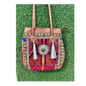 Indien fabriqué à la main luxe Vintage broderie Banjara pochette bohème coton tissu femmes à la mode soirée Shopping - Product Image 2