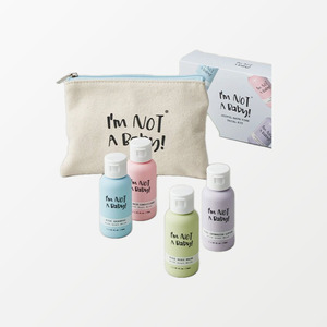 Ensemble de soins pour la peau du corps I m Not a Baby Travel Trial Kit 40ml 4 Nettoyant visage pour enfants 150ml Ensemble Fabriqué en Corée - Product Image 5