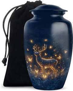 Urnes funéraires modernes faites à la main pour adultes, style américain, décoratives, pour cendres masculines et féminines, vente en gros - Product Image 1