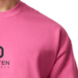 Midweight Fleece Adult Crewneck <b>Sweatshirt</b> <b>Pink</b> Lemonade Soft Warm Pullover Top Casual Long Sleeve Fleece Apparel Custom - Product Image 6