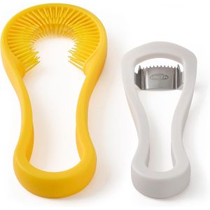 Set di Utensili 2-in-1 per la Lavorazione del Mais: Include Sbucciatore, Spazzola per Rimuovere i Fili e Decorticatore per Pannocchie - Product Image 1