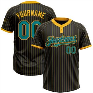 Maillot d'entraînement de baseball respirant grande taille à séchage rapide, ensemble uniforme d'équipe avec design entièrement sublimé pour les matchs de ligue et l'entraînement - Product Image 4