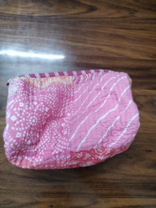 Pochette en écorce de maïs, pochette à maquillage durable, sac matelassé souple et portable, étui cosmétique léger, vente en gros - Product Image 3