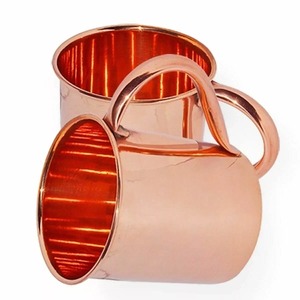 Mug en cuivre traditionnel pour boire, adapté au stockage de l'eau, à l'utilisation ayurvédique, aux boissons détox et à l'hydratation quotidienne - Product Image 5