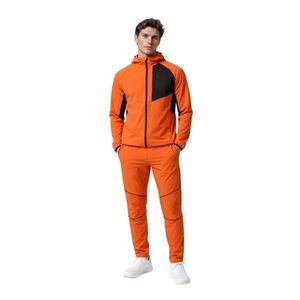 Custom Fitness Track Suit <b>Men</b> Polyester Spandex Training Sportswear with Zip <b>Jacket</b> and Matching Jogger Pants - Product Image 5