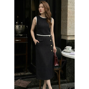 Vestido para Mujer a Buen Precio, Ropa Femenina Transpirable, Elegante, Estilo Oficina, Servicio OEM ODM, Vestido Casual para Mujer - Product Image 1