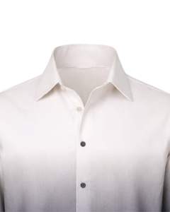 Chemise Formelle Homme Ombrée Blanc Bleu Marine en Coton Premium à Manches Longues Boutonnée Style Smart Casual Fabrication Personnalisée Fournisseur en Gros - Product Image 5
