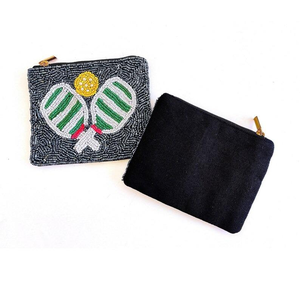 Monedero Clásico Hecho a Mano con Cuentas Bordadas y Colores Mixtos con Impresión Digital para Mujer - Product Image 2