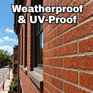 Breathable Eco Friendly <b>Waterproof</b> Protective Coating For Brick Masonry Exterior Wall 1K UV Resistant Low VOC Weather Resistant - Product Image 3