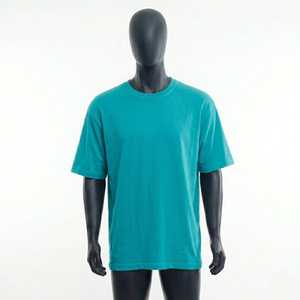 Camiseta Lisa Oversize de Alta Calidad 2026 para Hombre, Algodón Aqua, Ajuste Holgado Casual, Camiseta de Verano en Blanco, Estampado Personalizado, Ropa Urbana - Product Image 4
