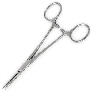 Pinzas Hemostáticas de Acero Inoxidable de Alta Calidad, Pinzas Quirúrgicas Rectas con Bloqueo - Product Image 2